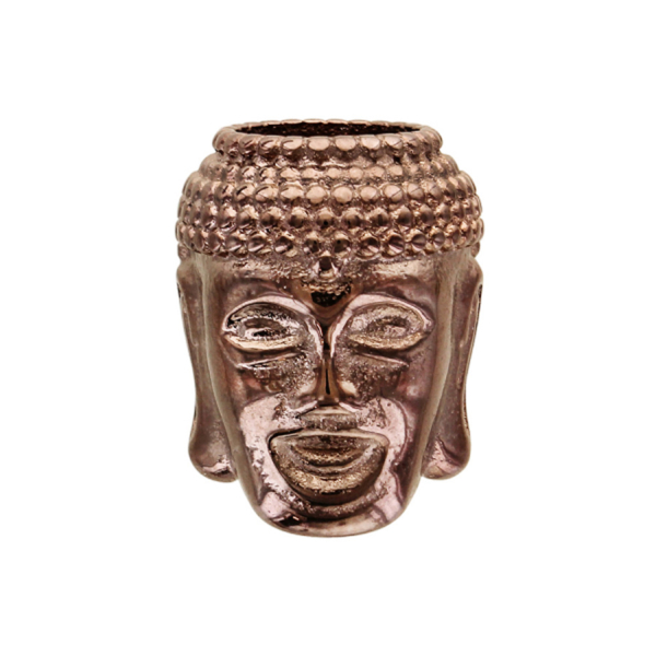 Charms Acier 316L Bouddha Marron