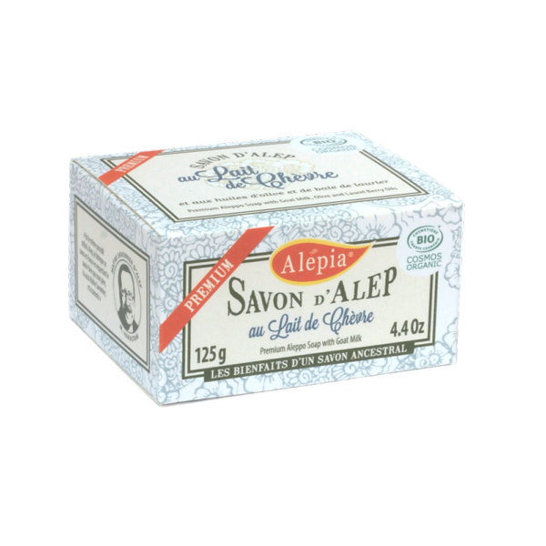 Savon d'Alep Prémium Bio Lait de Chèvre Alepia