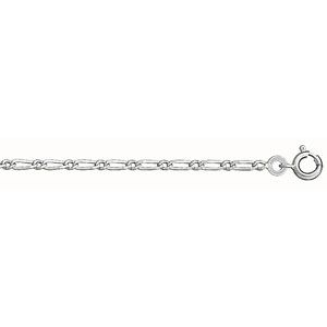 Chaine Argent 925 Maille Figaro 1+1 2 mm
