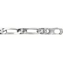 Bracelet Argent 925 Maille Figaro 1+1 8 mm