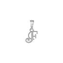 Pendentif Argent 925 Lettre Alphabet Initiale Anglaise F