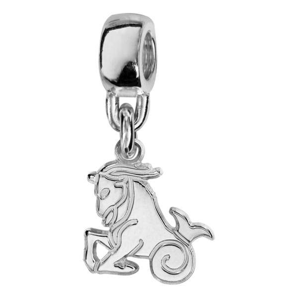 Charms Argent 925 Suspendu Capricorne 