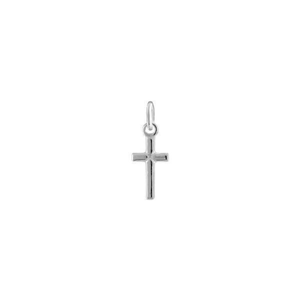 Pendentif Argent 925 Religieux Petite Croix Plate
