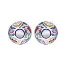 Boucles d'oreilles Acier 316 L avec Nacre Couleur Pastel Pastille Nacre