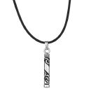 Collier Homme Acier 316 L et Caoutchouc Totem Tribal