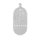 Pendentif Acier 316L Plaque Militaire GI 