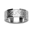 Bague Homme Acier 316 L Tribal