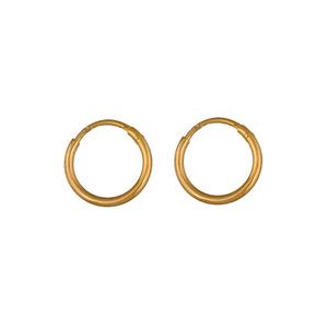 Créoles Plaqué Or Fil 1,5 mm Diam. 10 mm