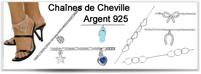 Chaine de Cheville Argent