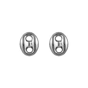 Boucles d'oreilles Argent 925 Grains de Café 11 mm