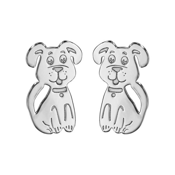 Boucles d'oreilles Argent 925 Chien