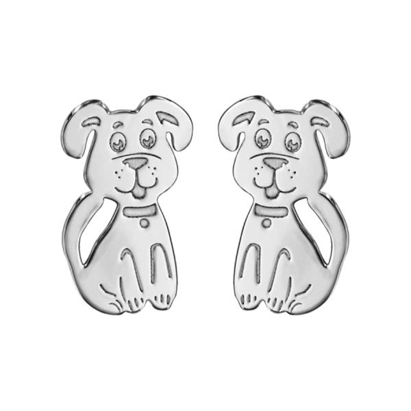 Boucles d'oreilles Argent 925 Chien