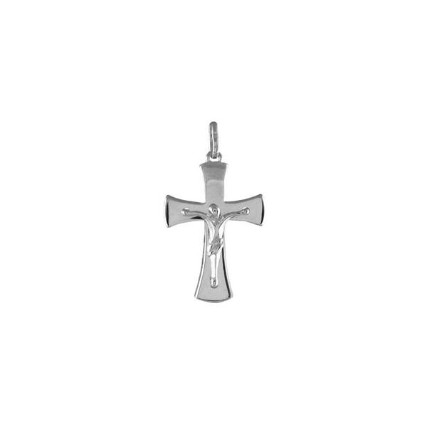 Pendentif Argent 925 Religieux Croix avec Christ 