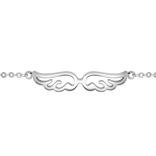 Bracelet Acier 316 L Ailes d'Ange Ajourées