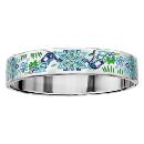 Bracelet Acier 316 L avec Nacre Colibri Bleu Vert