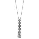 Collier Acier 316 L Forme Y 6 Zirconium en Chute Sertis Clos