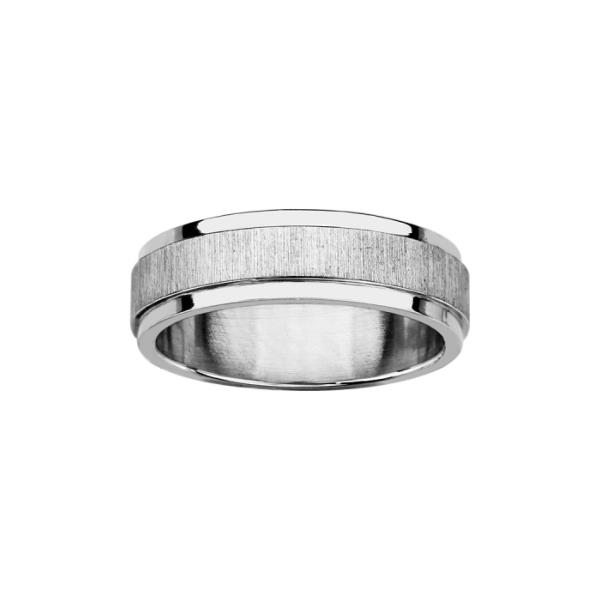 Bague Acier 316 L avec Anneau Satiné