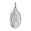 Pendentif Acier 316 L Saint Joseph Ovale