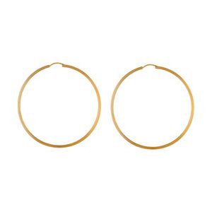 Créoles Plaqué Or Fil 2 mm Diam. 60 mm