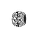 Charms Argent 925 Boule Diamanté Etoilé