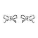 Boucles d'oreilles Argent 925 Noeud Lisse
