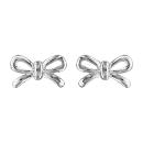 Boucles d'oreilles Argent 925 Noeud Lisse