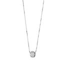 Collier + Pendentif Argent 925 et Zirconium Boule Tonneau