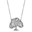 Collier Argent 925 Arbre de Vie avec Zirconium Sertis 