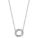 Collier Argent 925 Cercles et Zirconium Sertis