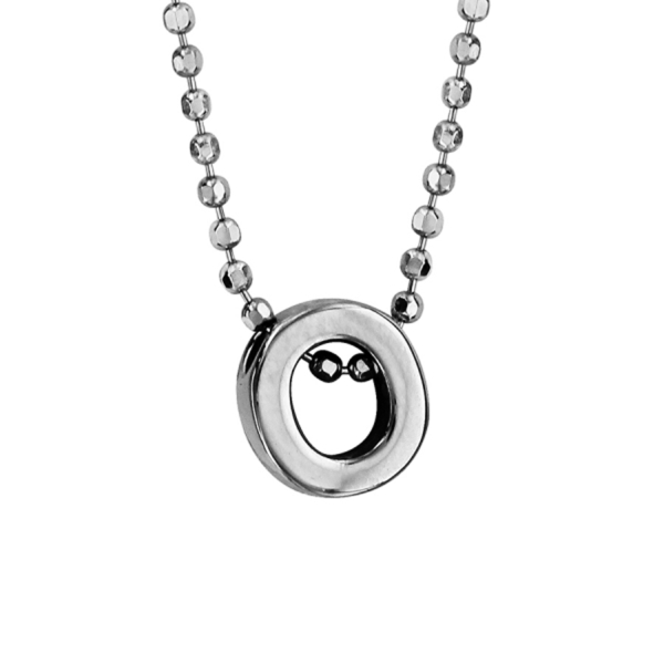 Collier Argent 925 Boules Initiale O