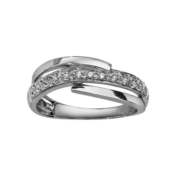 Bague Argent 925 Zirconium Blanc Sertis