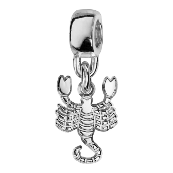 Charms Argent 925 Suspendu Scorpion 