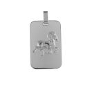 Pendentif Argent 925 Zodiaque Plaque GI Bélier