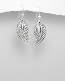 Boucles d'oreilles Argent 925 Plumes