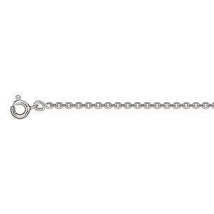 Chaîne de Cheville Argent 925 Maille Forçat