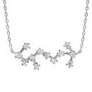 Collier Argent 925 Constellation Zodiaque Scorpion Zirconium Sertis