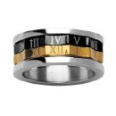 Bague Homme Acier 316 L  Anti-Stress Romaine