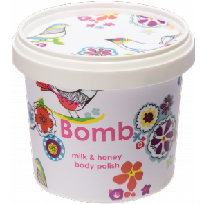 Beurre de Douche Exfoliant Corps Bomb Cosmetics Milk & Honey