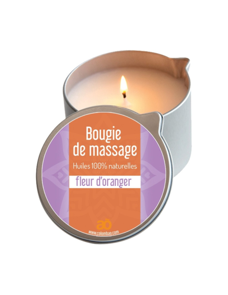 Bougie de Massage Fleur d'Oranger 150 Gr