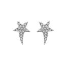 Boucles d'oreilles Argent 925 et Zirconium Petite Etoile