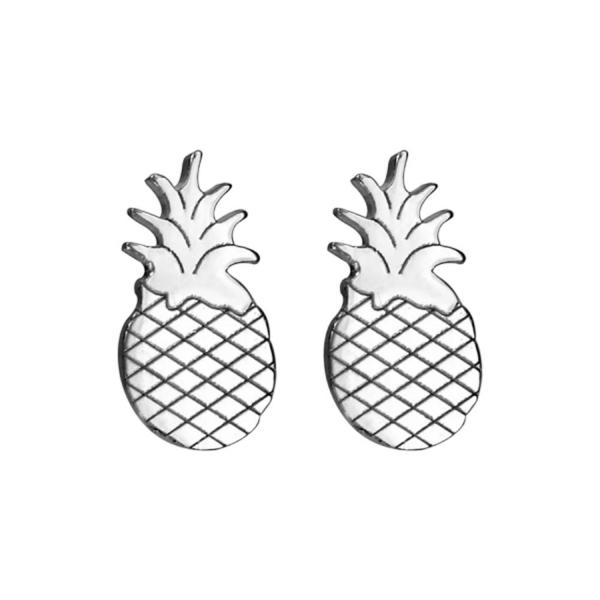 Boucles d'oreilles Argent 925 Ananas