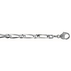 Bracelet Argent 925 Maille Figaro 1+1 4 mm