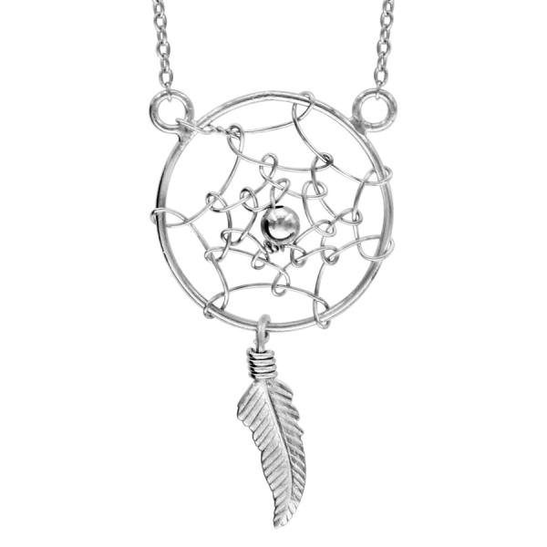 Collier Argent 925 Attrape Rêves