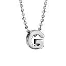 Collier Argent 925 Boules Initiale G