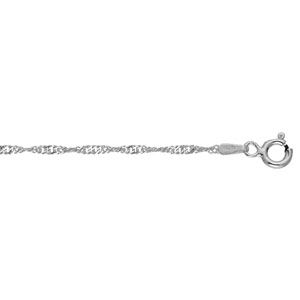 Chaine Argent 925 Maille Singapour 1,5 mm