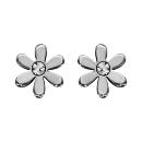Boucles d'oreilles Acier 316 L Enfant Zirconium Fleur Marguerite
