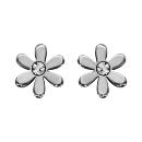 Boucles d'oreilles Acier 316 L Enfant Zirconium Fleur Marguerite