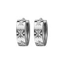 Boucles d'oreilles Acier 316 L Articulées Etoiles Diam. 14 mm