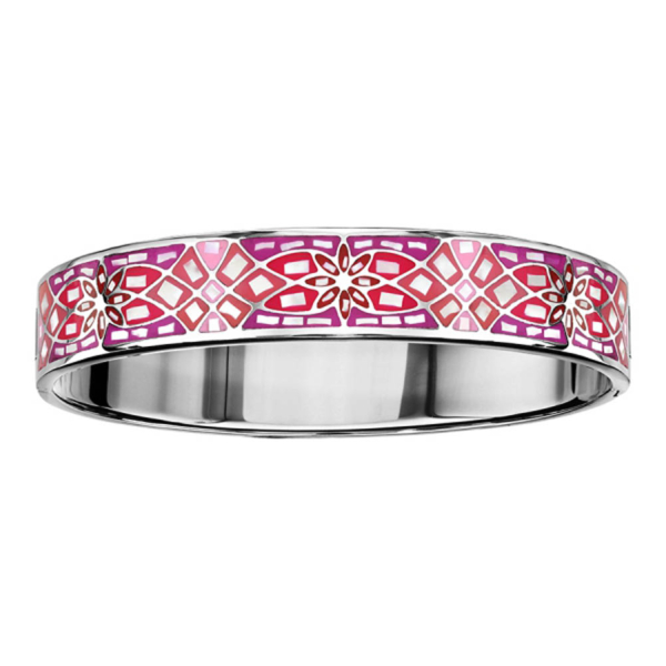 Bracelet Acier 316 L avec Nacre Dégradé Rose