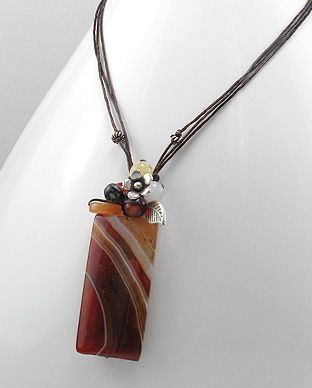 Collier Argent 925 et Agate